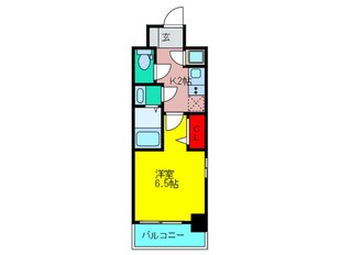 ﾚｼﾞｭｰﾙｱｯｼｭ京橋ｸﾛｽ（1104）の物件間取画像